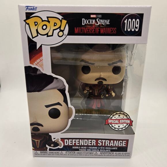 Funko Pop! Defender Strange Vinyl Figure - Special Edition - Picture 1 of 6